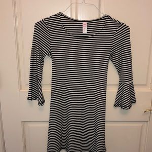 JUSTICE striped sling dress, size 10